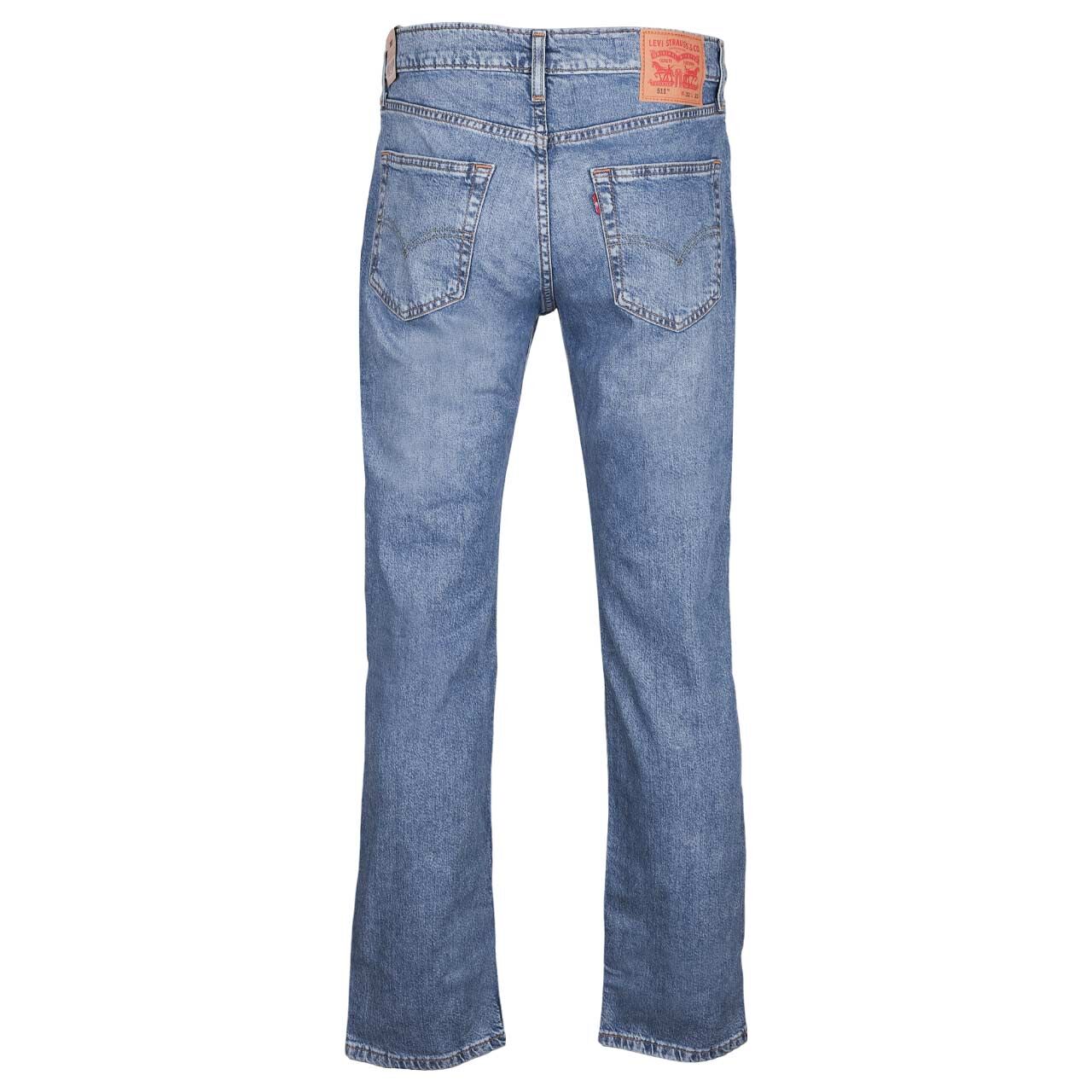 Herrenjeans 511™ von Levi's® in Hellblau angewaschen, Rückansicht
