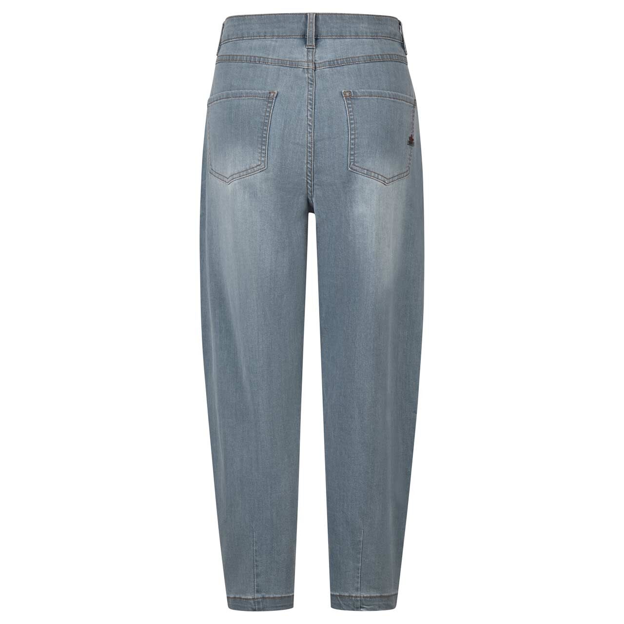 Damen 7/8 Jeans Ballon-F von Buena Vista in Blaugrau verwaschen, Rückansicht