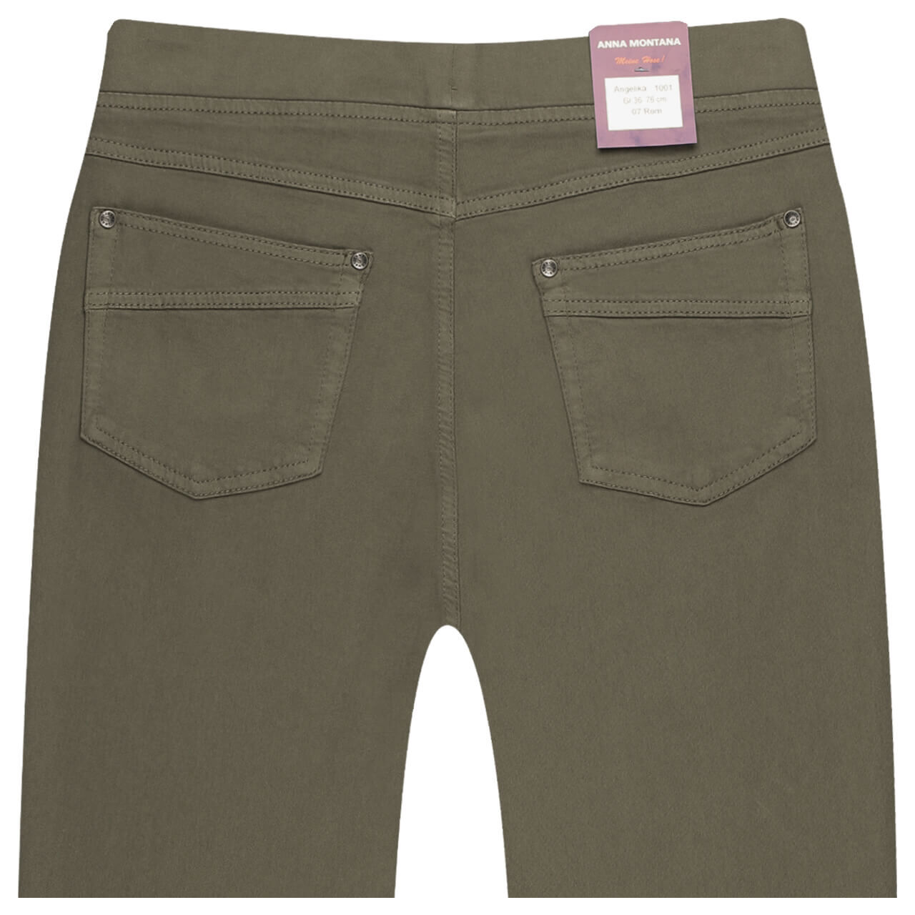 Anna Montana Angelika Röhre Jump in Jeans vintage khaki