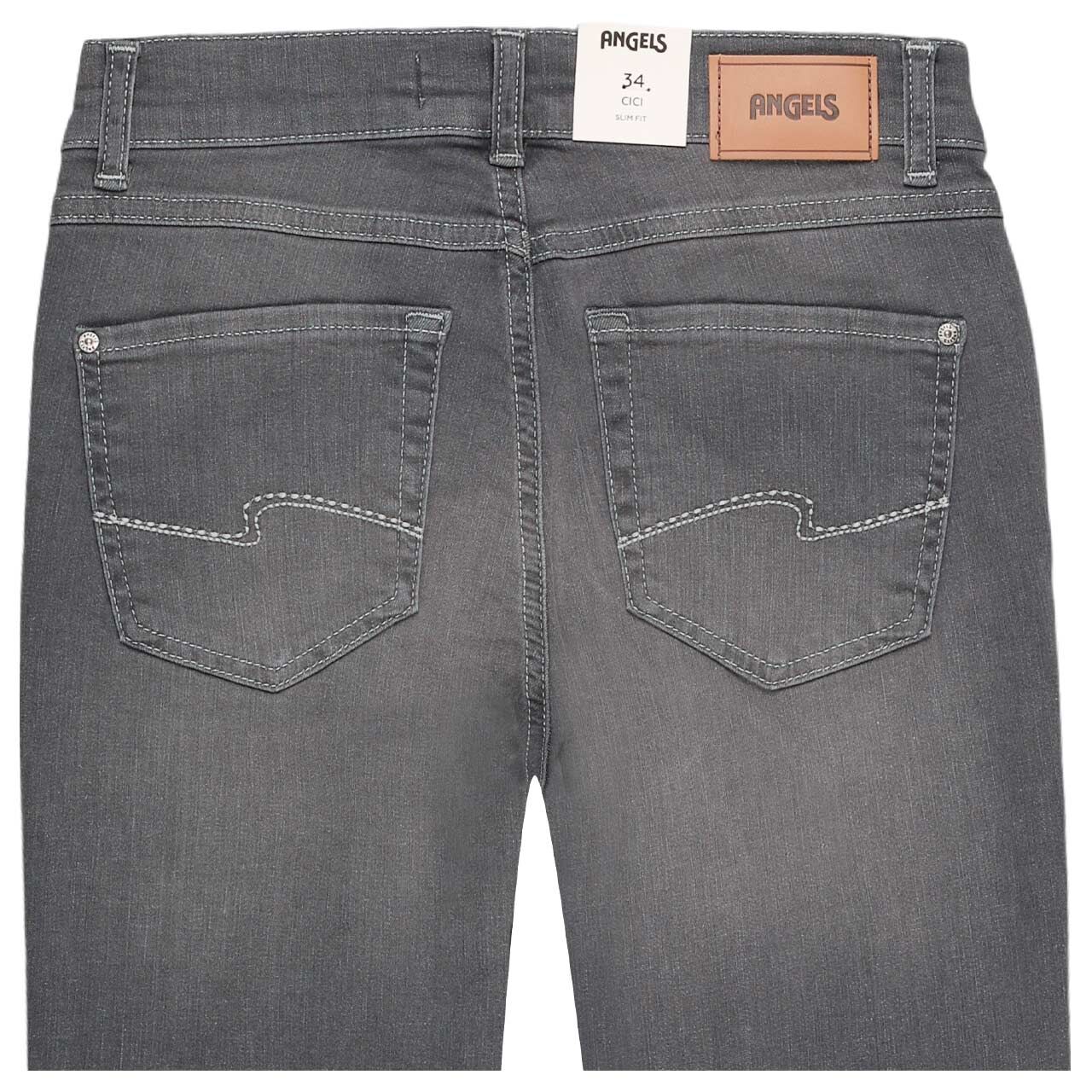 Damenjeans Cici von Angels in Grau, detaillierte Rückansicht