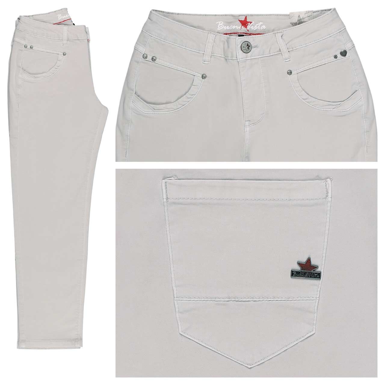 Buena Vista Anna C 7/8 Straight Stretch Twill Baumwollhose kreide