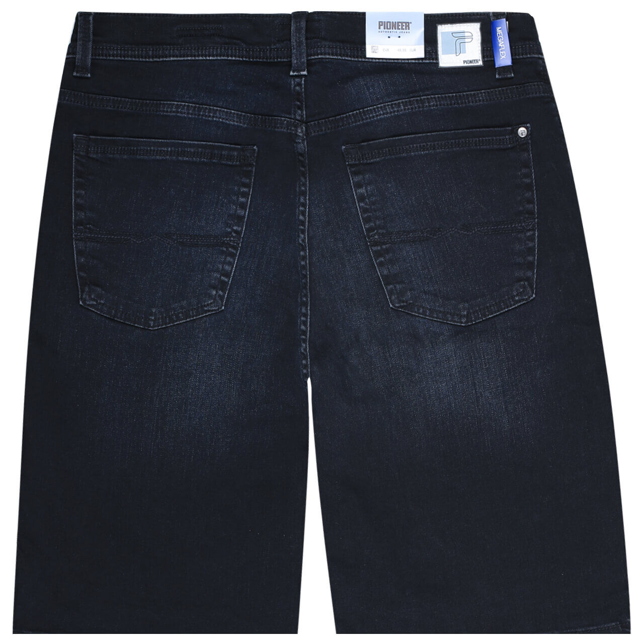 Pioneer Jeans Finn Megaflex Bermuda für Herren in Blauschwarz angewaschen, FarbNr.: 6804