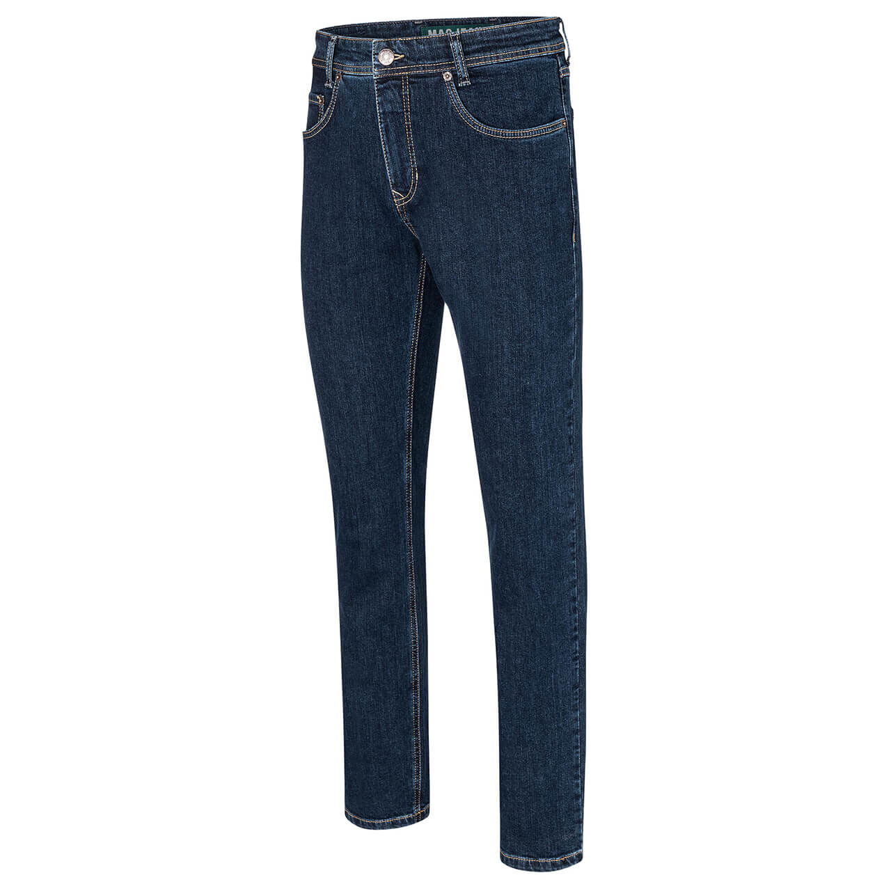 Stretch Herrenjeans Arne von MAC in Dunkelblau verwaschen, Seitenansicht