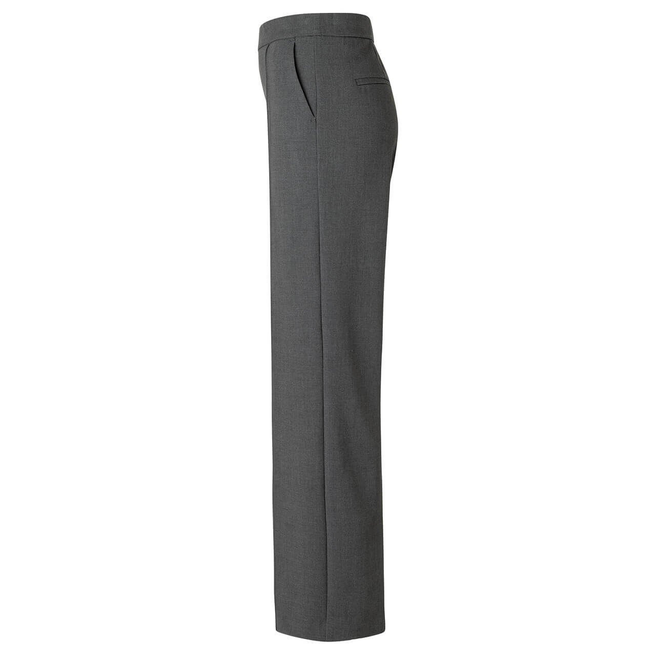 Stretch Damenhose Chiara von MAC in Dunkelgrau, totale Seitansicht