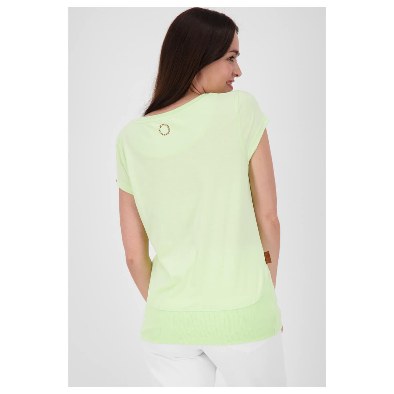 Alife and Kickin Coco A T-Shirt für Damen in Limette, FarbNr.: 1300