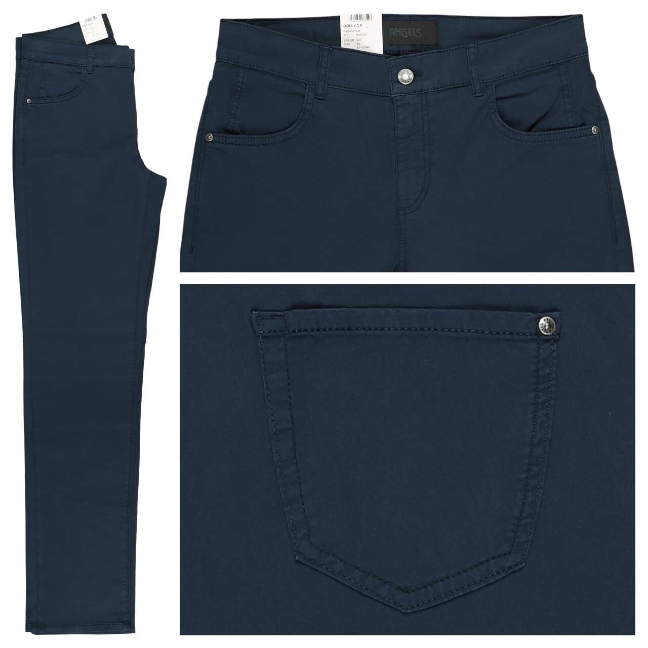 Angels Dolly 3.0 Baumwollhose midnight blue