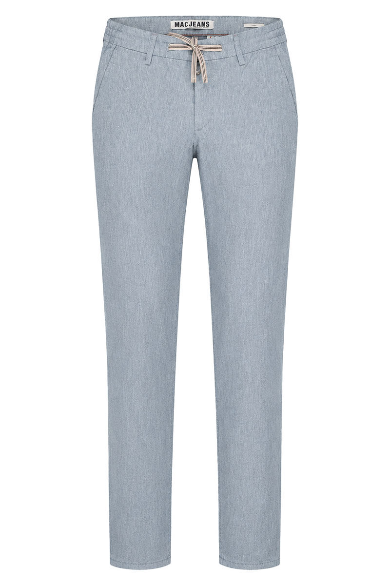 Vorderansicht der MAC Lennox Herrenjeans in Grau