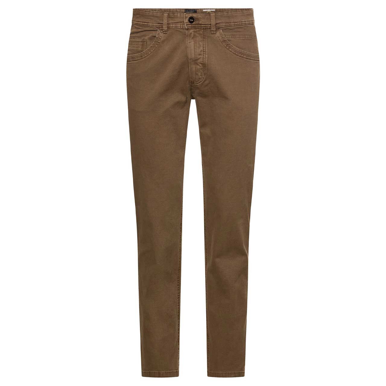 Stretch Herren Baumwollhose Woodstock von Camel active in Braun, Vorderansicht