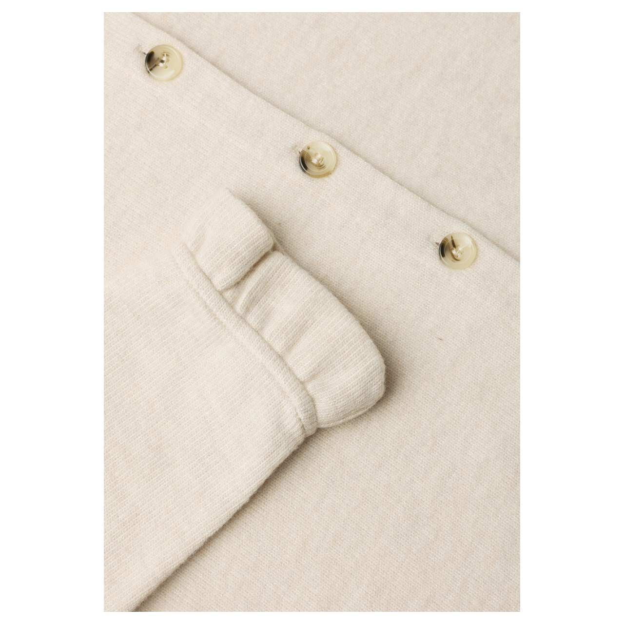 Street One Studio Damen Strickjacke Soft Jacket Frills creamed sand melange