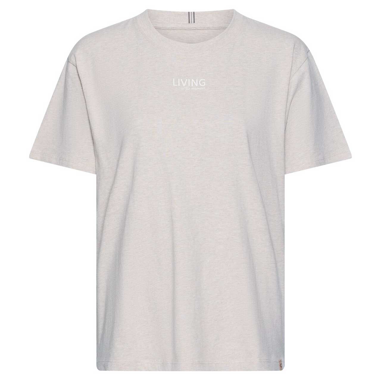 Camel active Damen T-Shirt beige melange wording