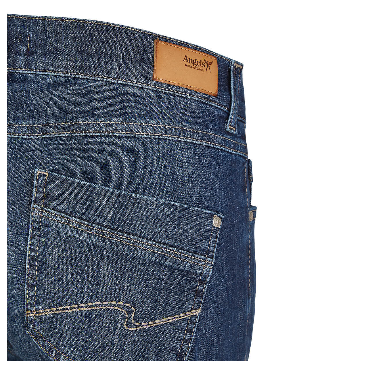Angels Jeans Dolly für Damen in Dunkelblau angewaschen, FarbNr.: 3158