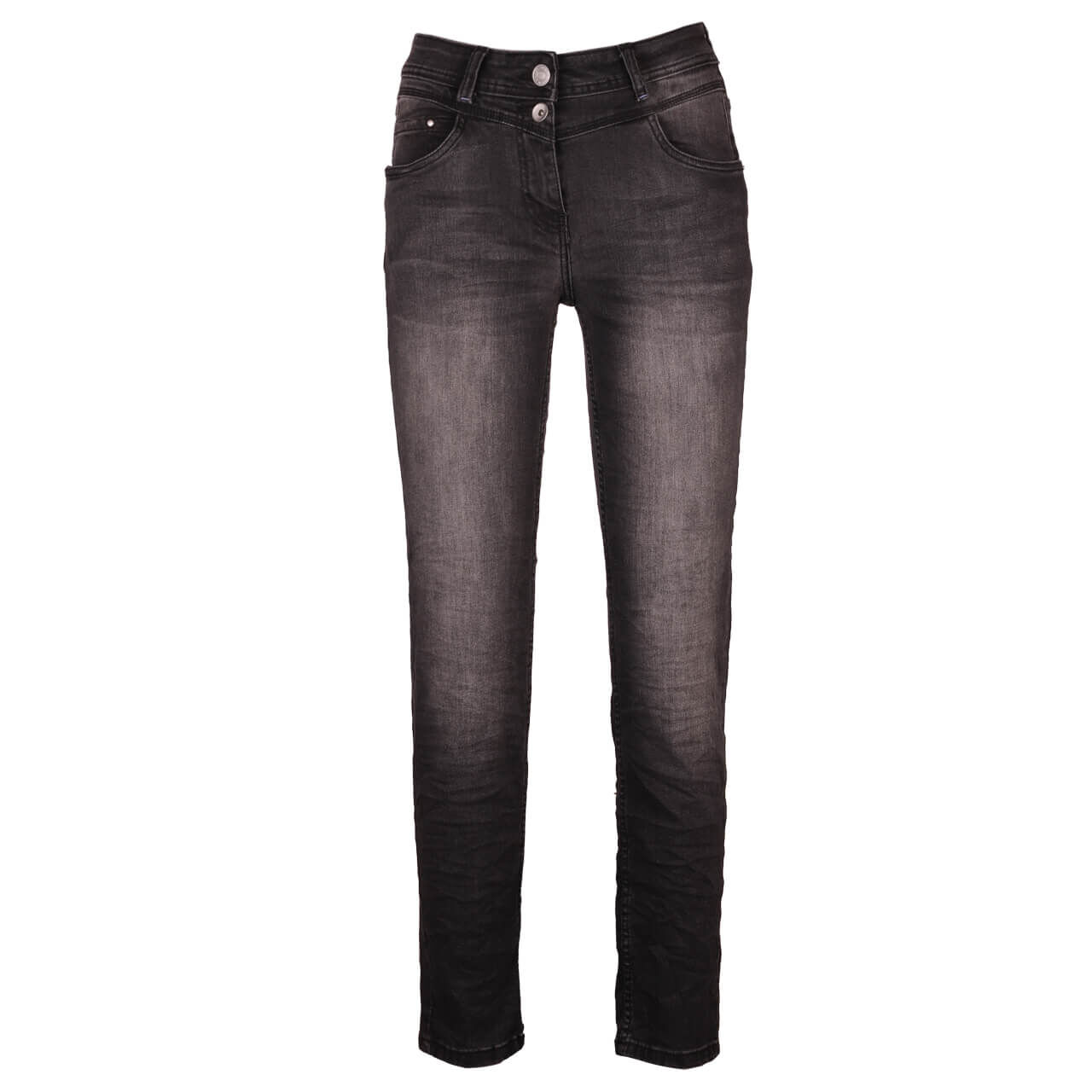 Cecil Toronto Jeans dark grey washed 