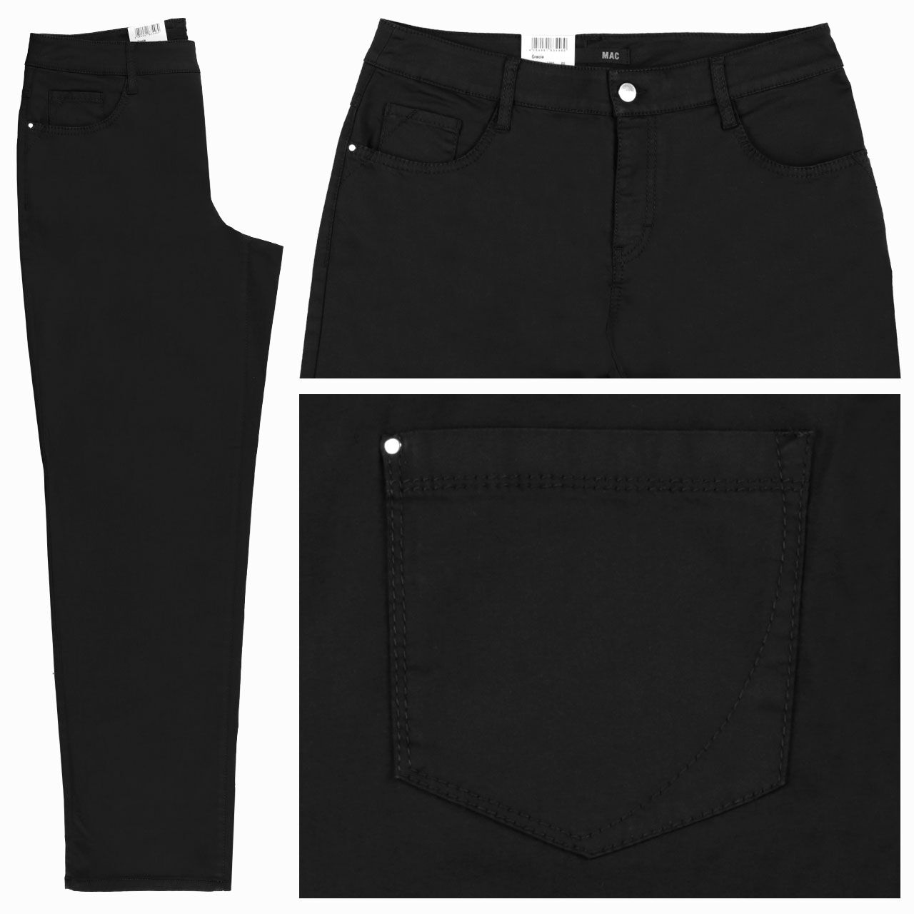 mac-jeans-gracia-black-090 MAC Jeans Gracia für Damen in Schwarz, FarbNr.: 090