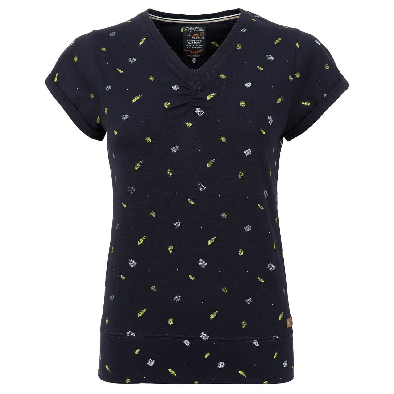Soquesto T-Shirt für Damen in Dunkelblau mit Print, FarbNr.: 2800