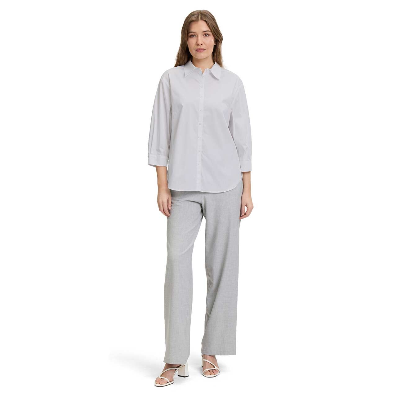Betty Barclay Damen 3/4 Arm Bluse white