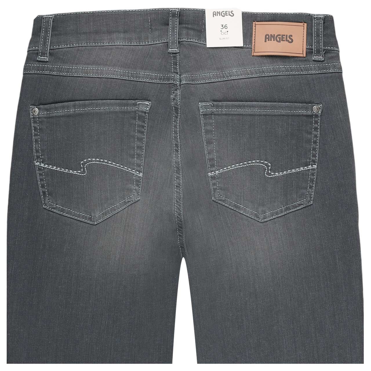 Damenjeans Cici von Angels in Grau, detaillierte Rückansicht