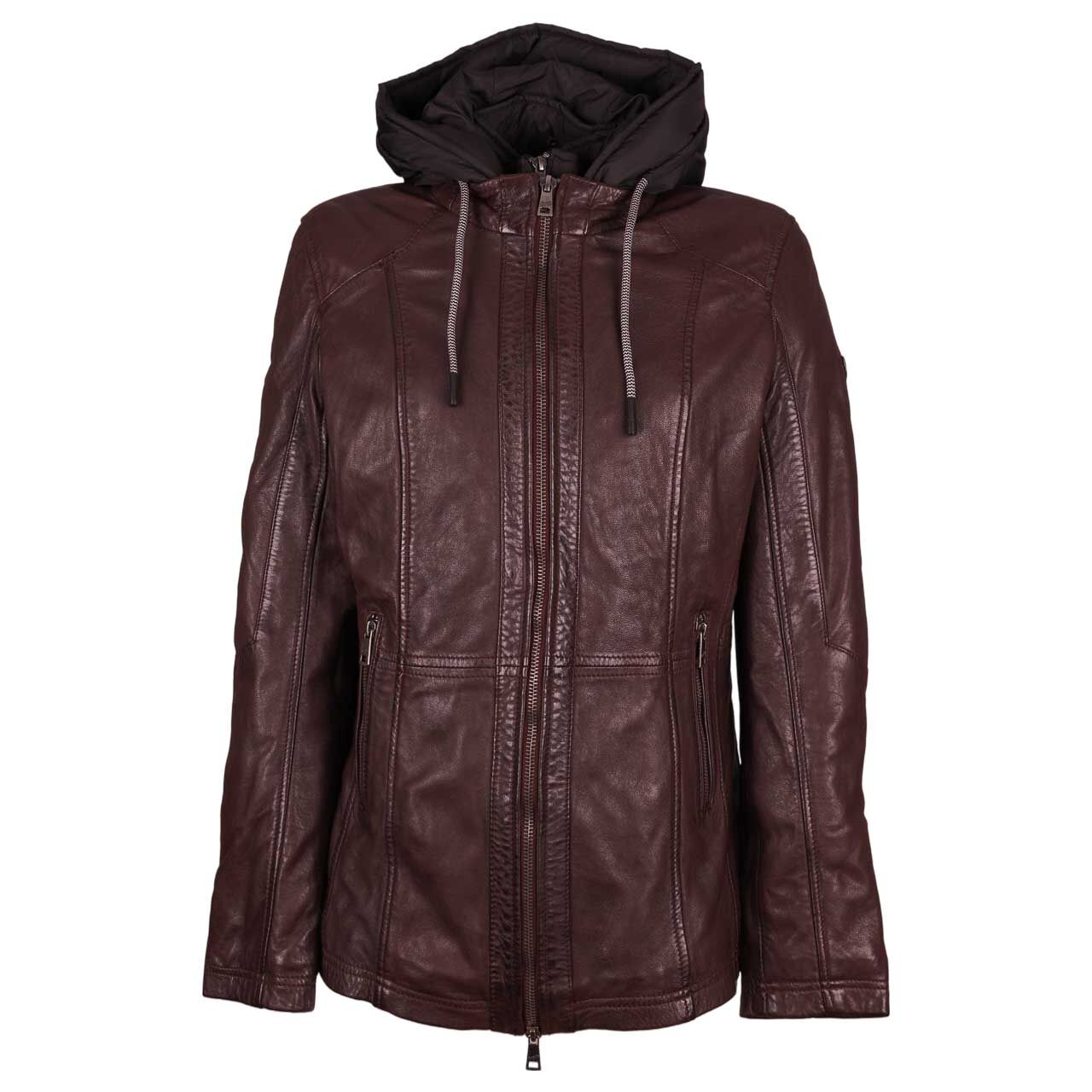 Mauritius Damen Lederjacke Taja burgundy