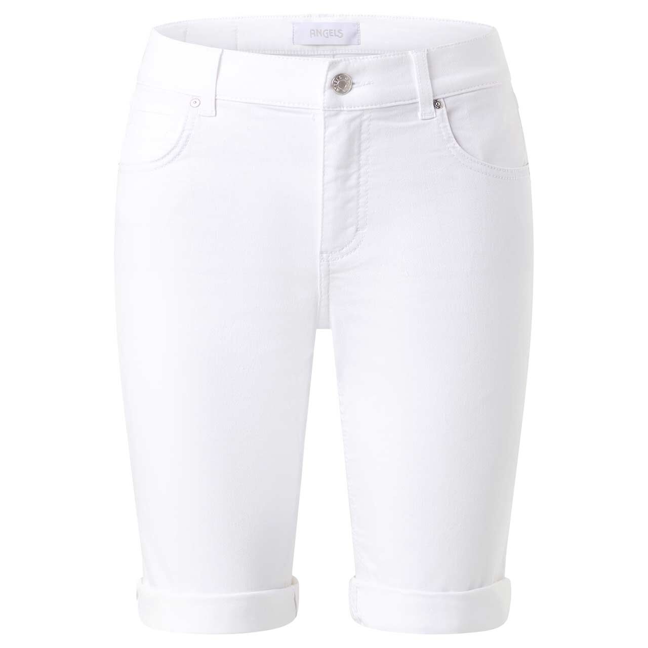 Damen Jeans Bermuda TU von Angels in Weiß, Vorderansicht
