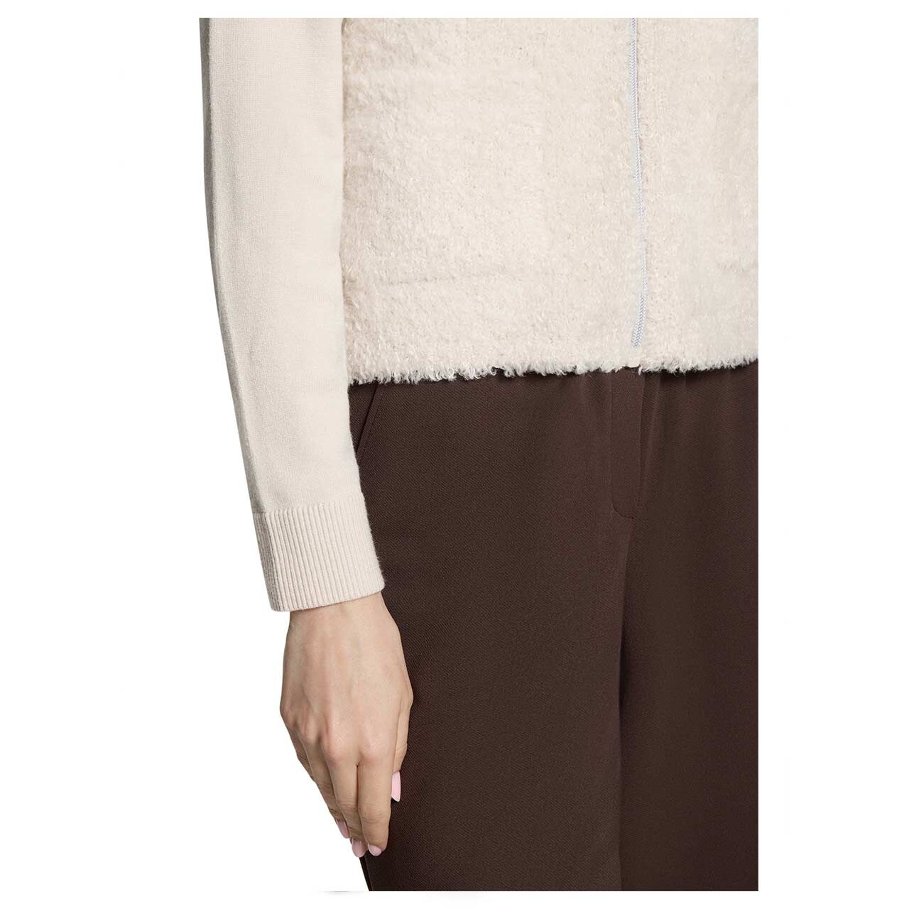 Betty Barclay Damen Strickweste pastel sand