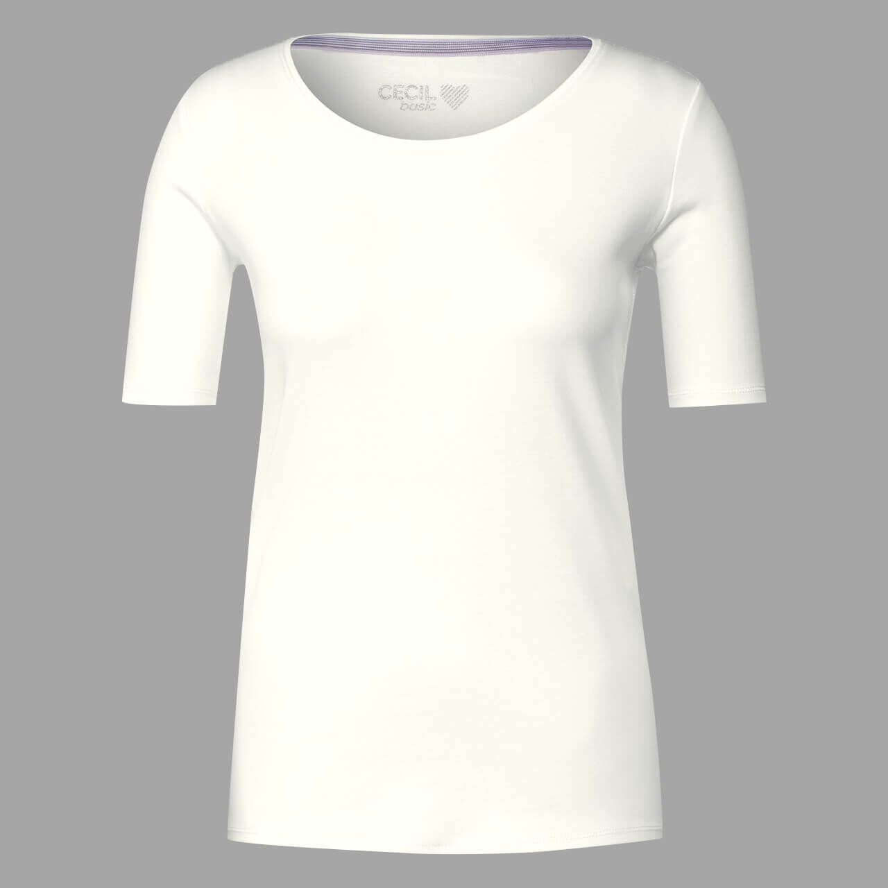 Cecil Lena T-Shirt vanilla white Cecil Lena T-Shirt vanilla white