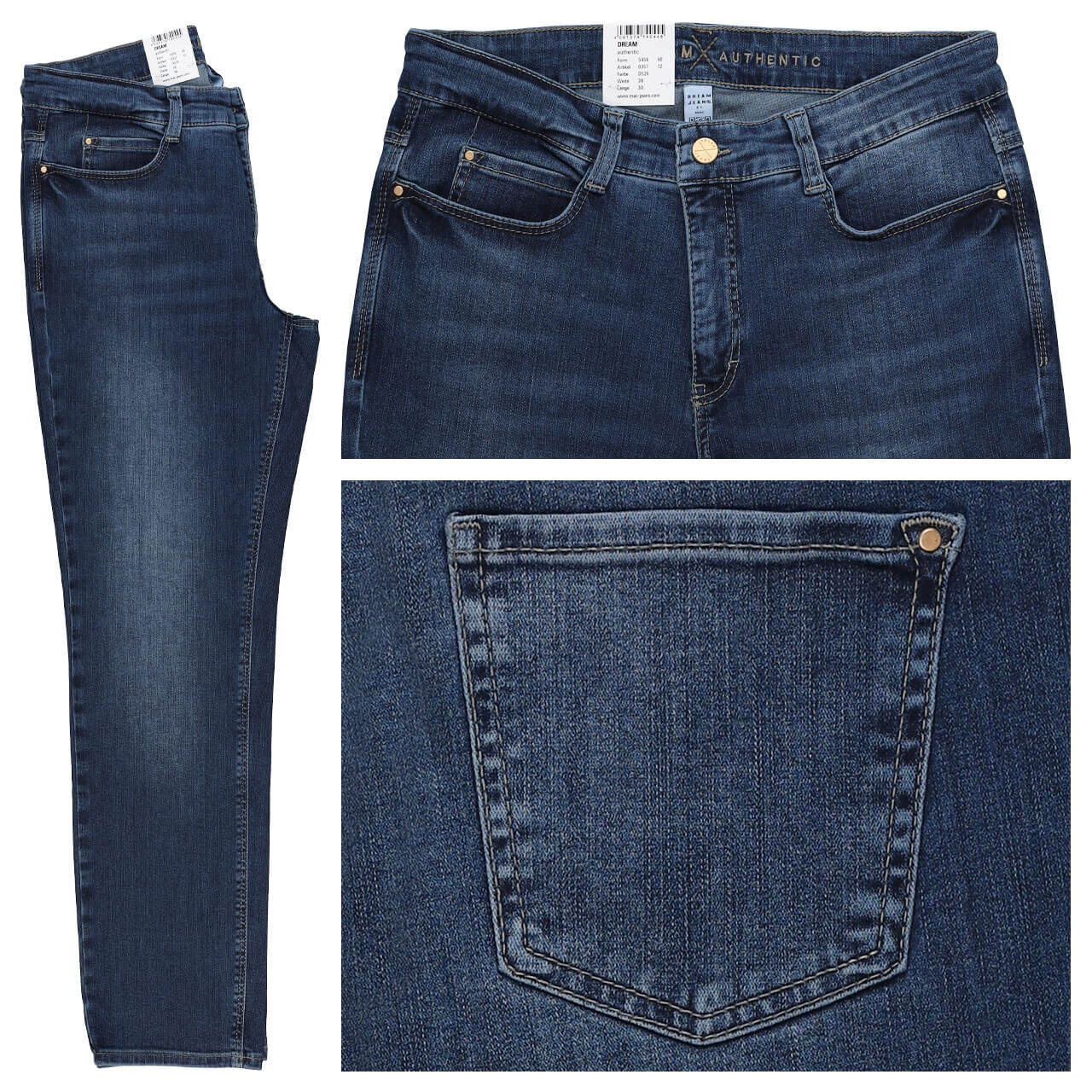 MAC Dream Jeans outworn blue MAC Dream Jeans outworn blue