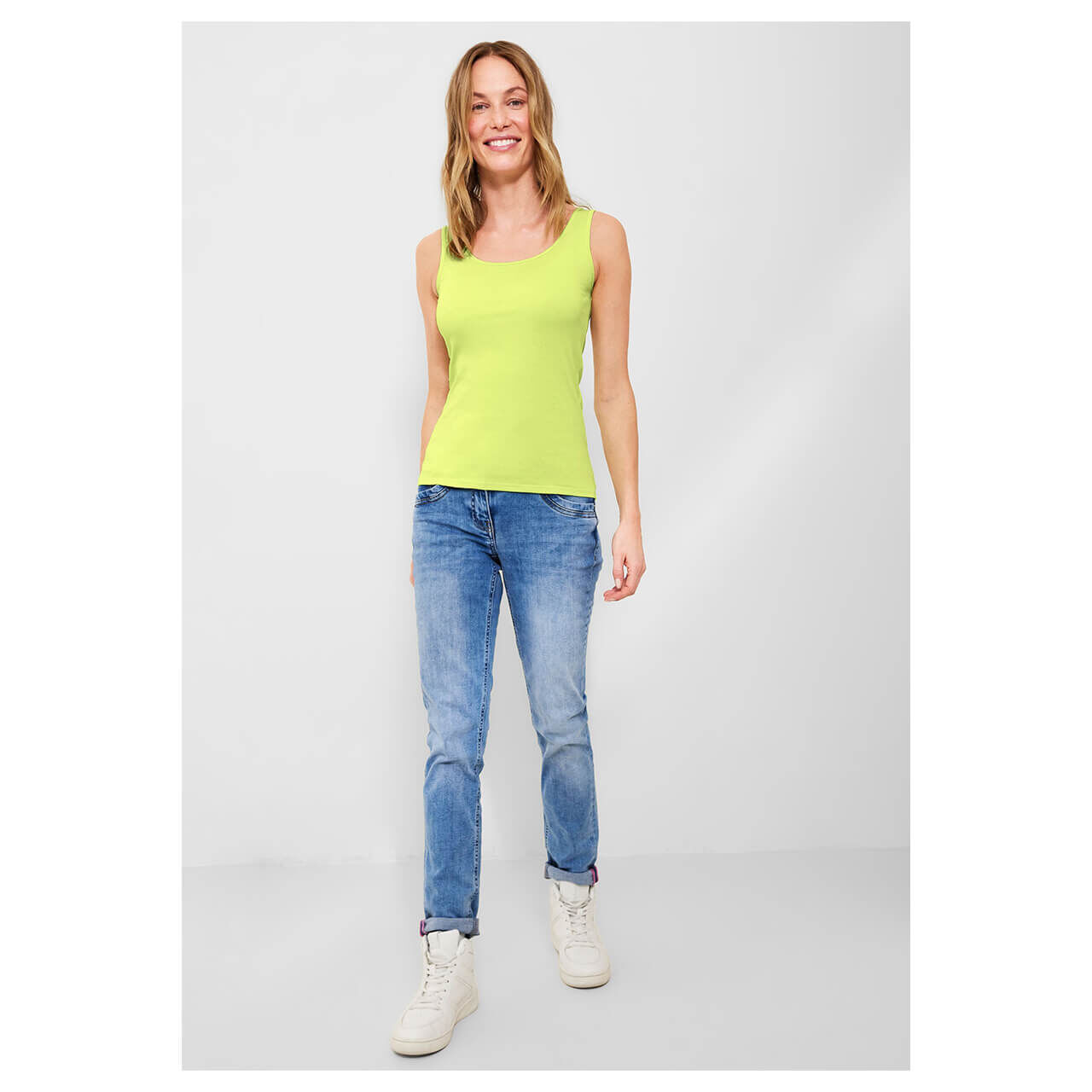 Cecil Linda Top limelight yellow