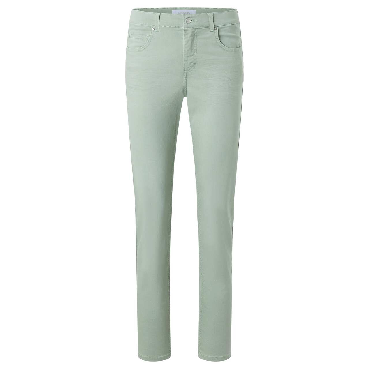 Stretch Damenjeans Cici von Angels in Jadegrün, Vorderansicht