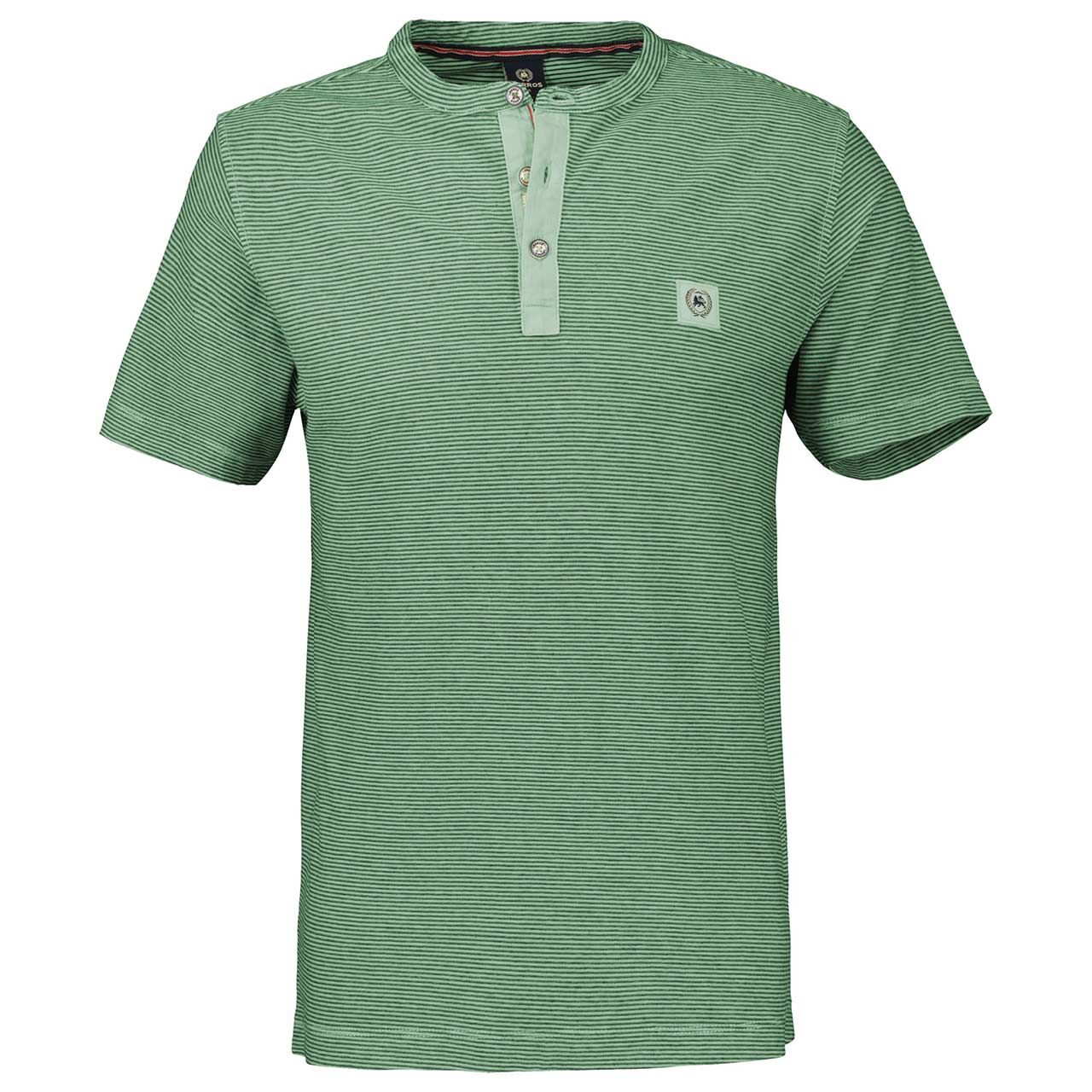 Lerros Herren T-Shirt Henley dusty jade green