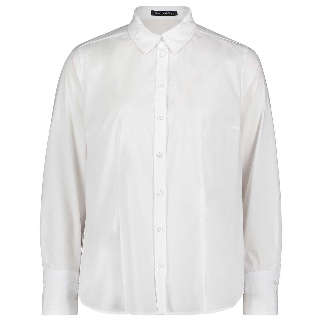 Betty Barclay Damen Langarm Bluse bright white