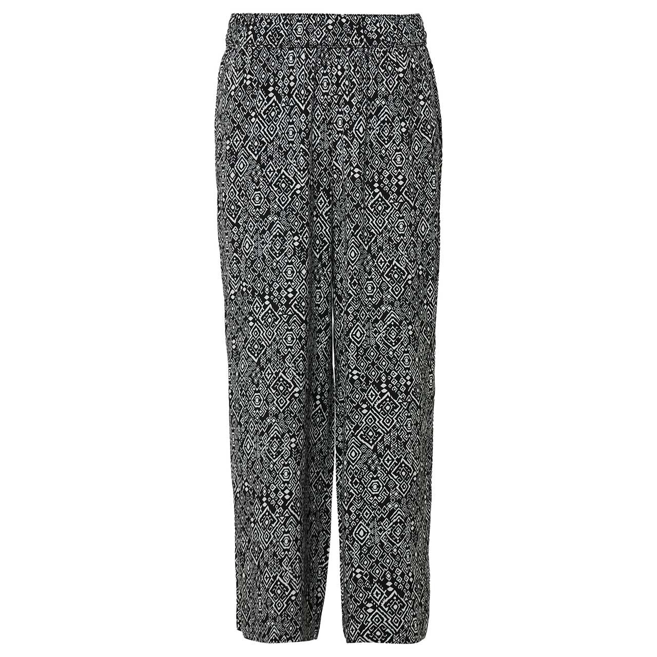 s.Oliver Damen 3/4 Hose black printed