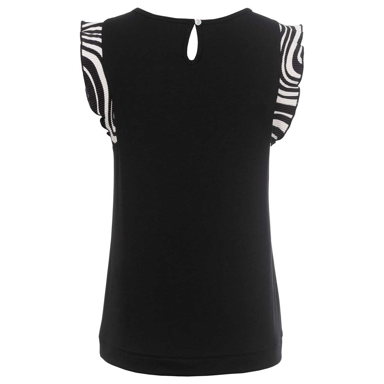 Damen Top von Soquesto in Schwarz, Rückansicht