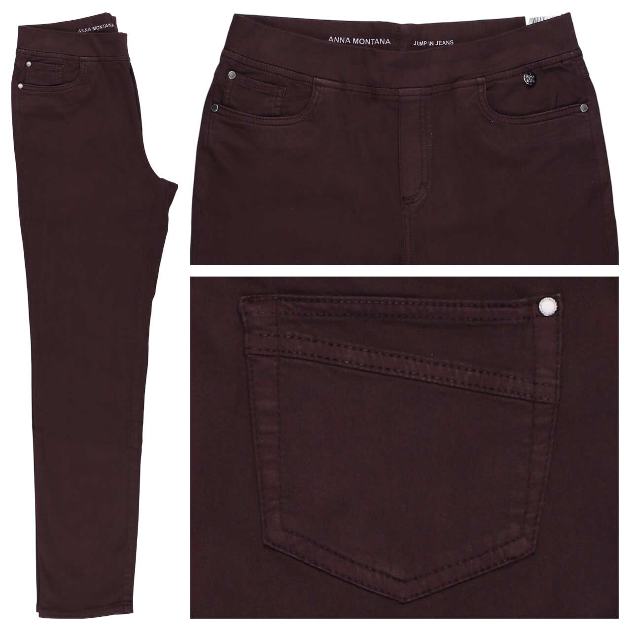 Anna Montana Angelika Röhre Jump in Jeans bordeaux Anna Montana Angelika Röhre Jump in Jeans bordeaux