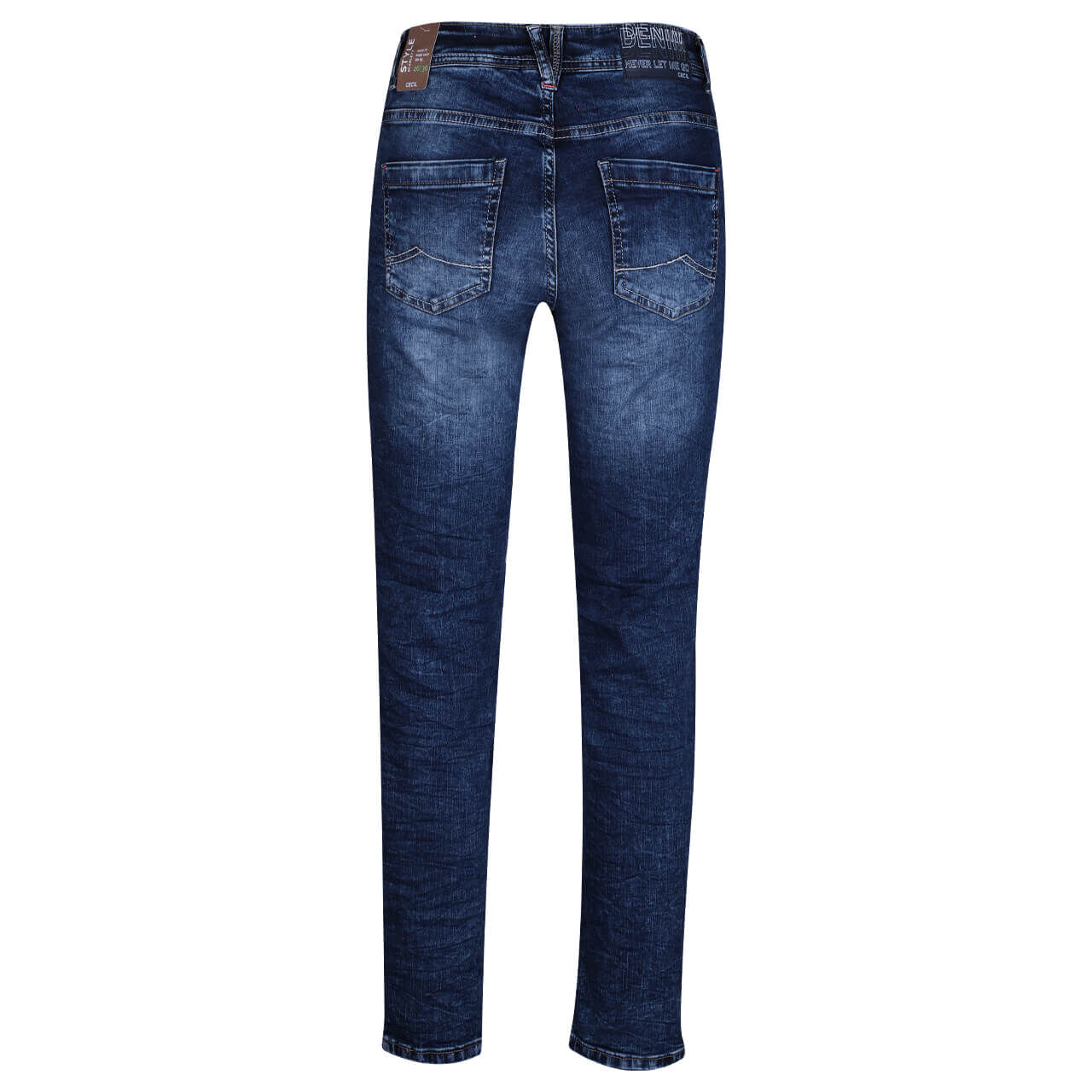 Cecil Scarlett Jeans mid blue wash