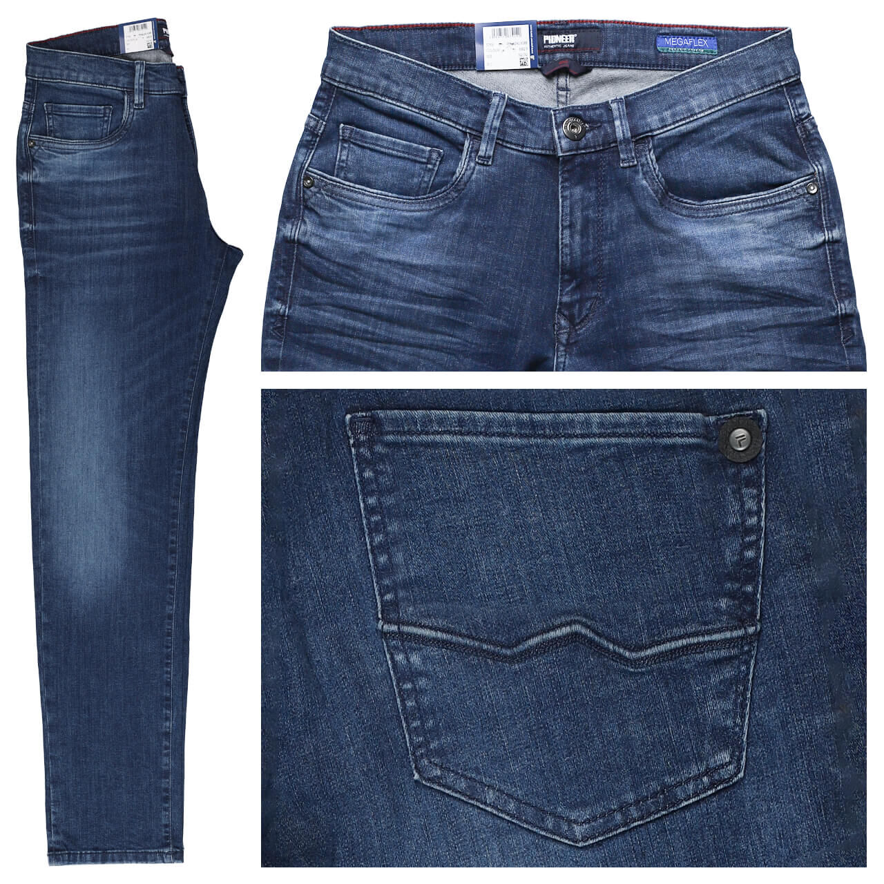 Pioneer Eric Jeans Megaflex blue fashion fancy