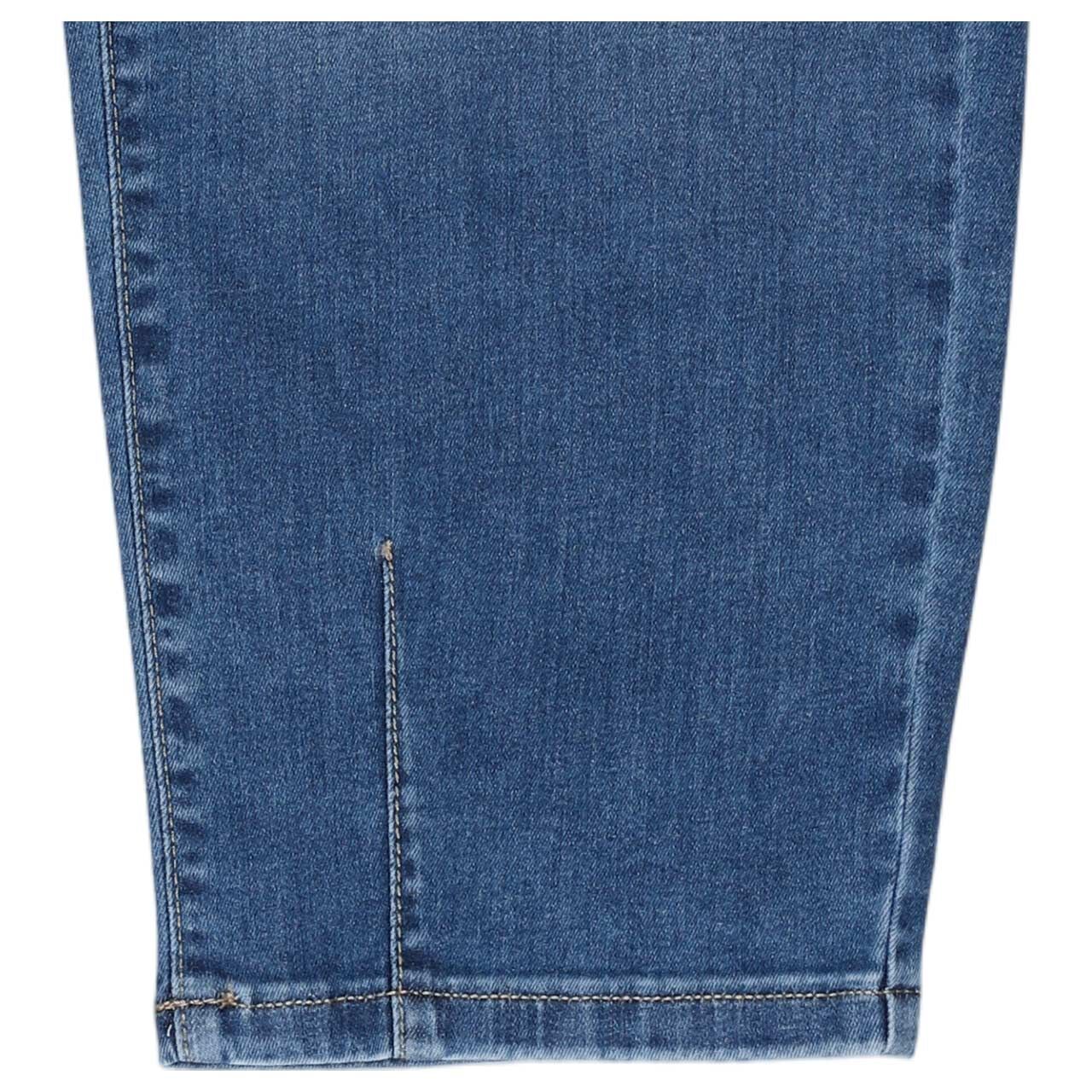 Damen 7/8 Jeans Bobbie von MAC in Blau verwaschen, detaillierte Ansicht Hosenbeinabschluss