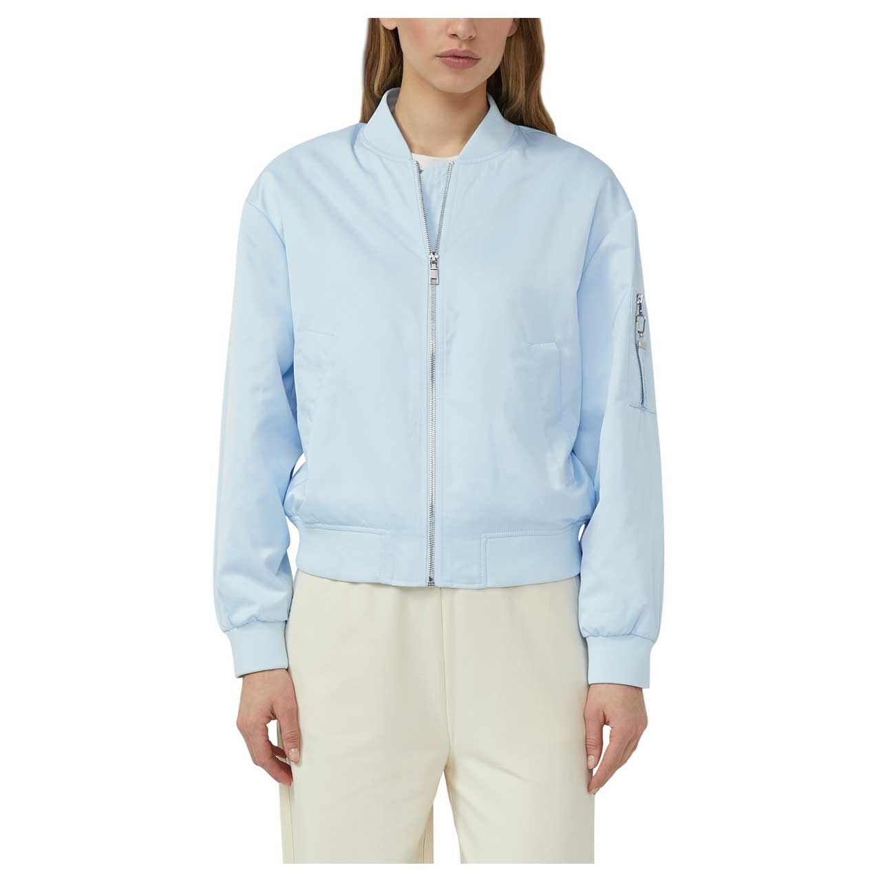 Damen Jacke Bomber Jacket von s.Oliver in Hellblau, Vorderansicht am Model