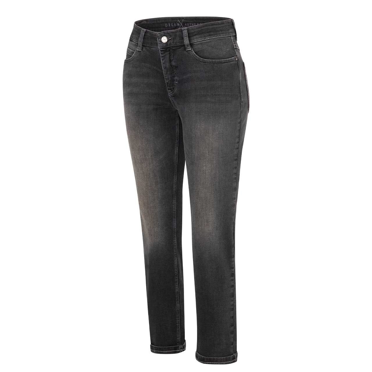 Damen 7/8 Jeans Dream von MAC in Grau angewaschen, Seitenansicht