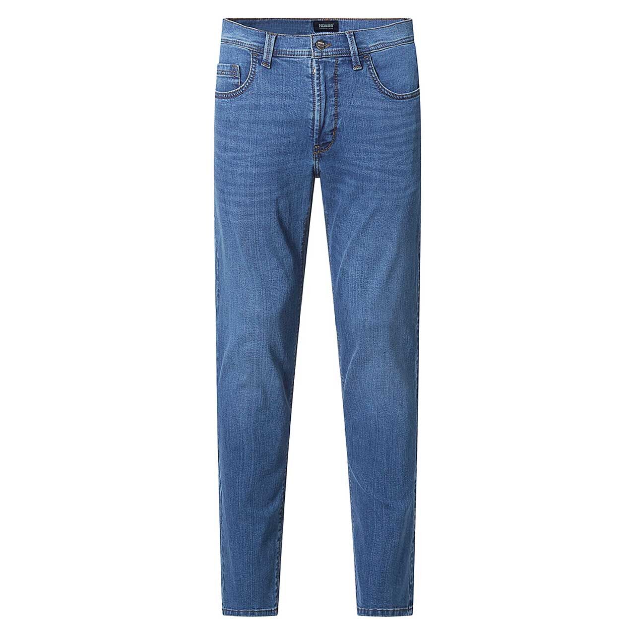 Stretch Herrenjeans Rando in Blau verwaschen von Pioneer, Vorderansicht
