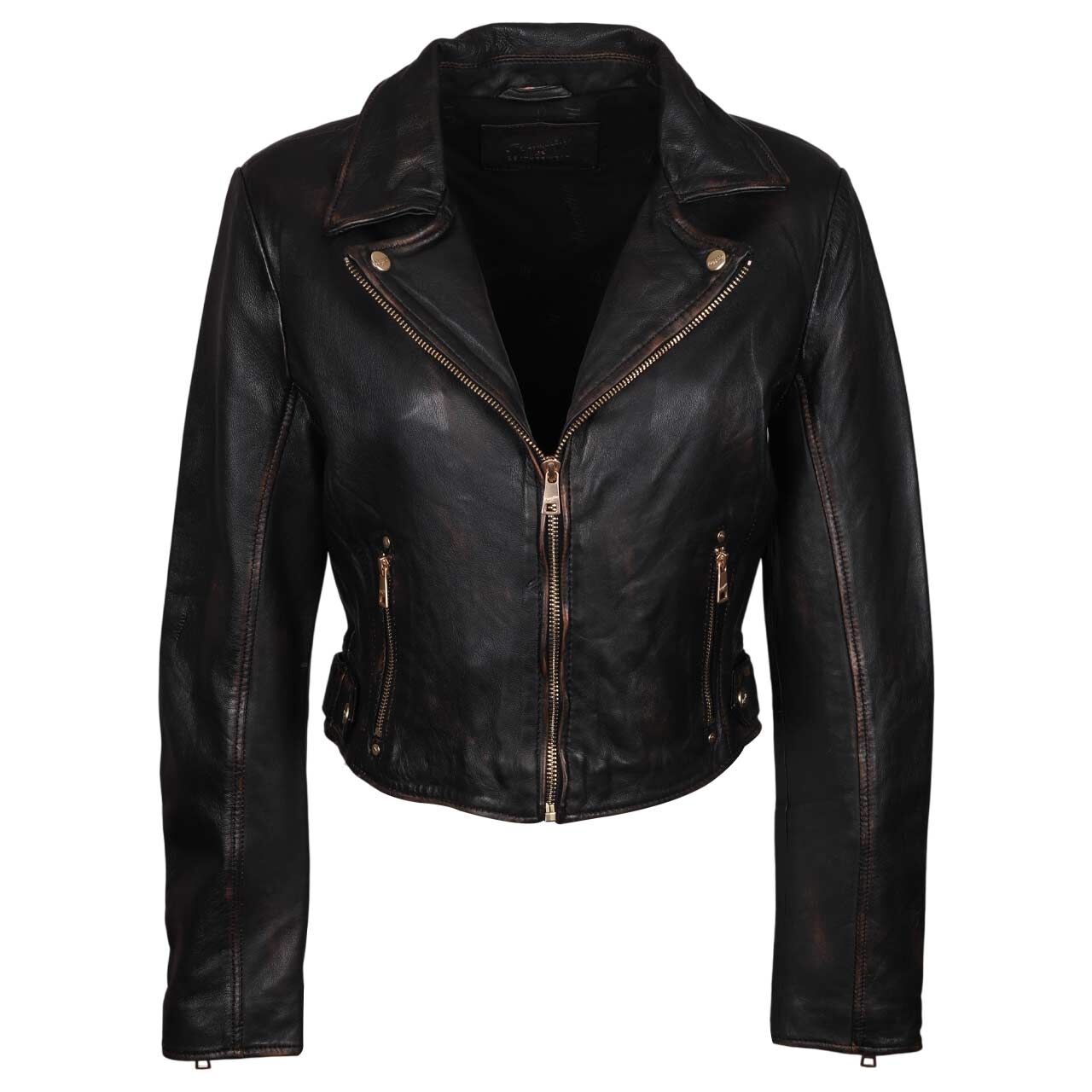 Mauritius Damen Lederjacke Hazie antique black