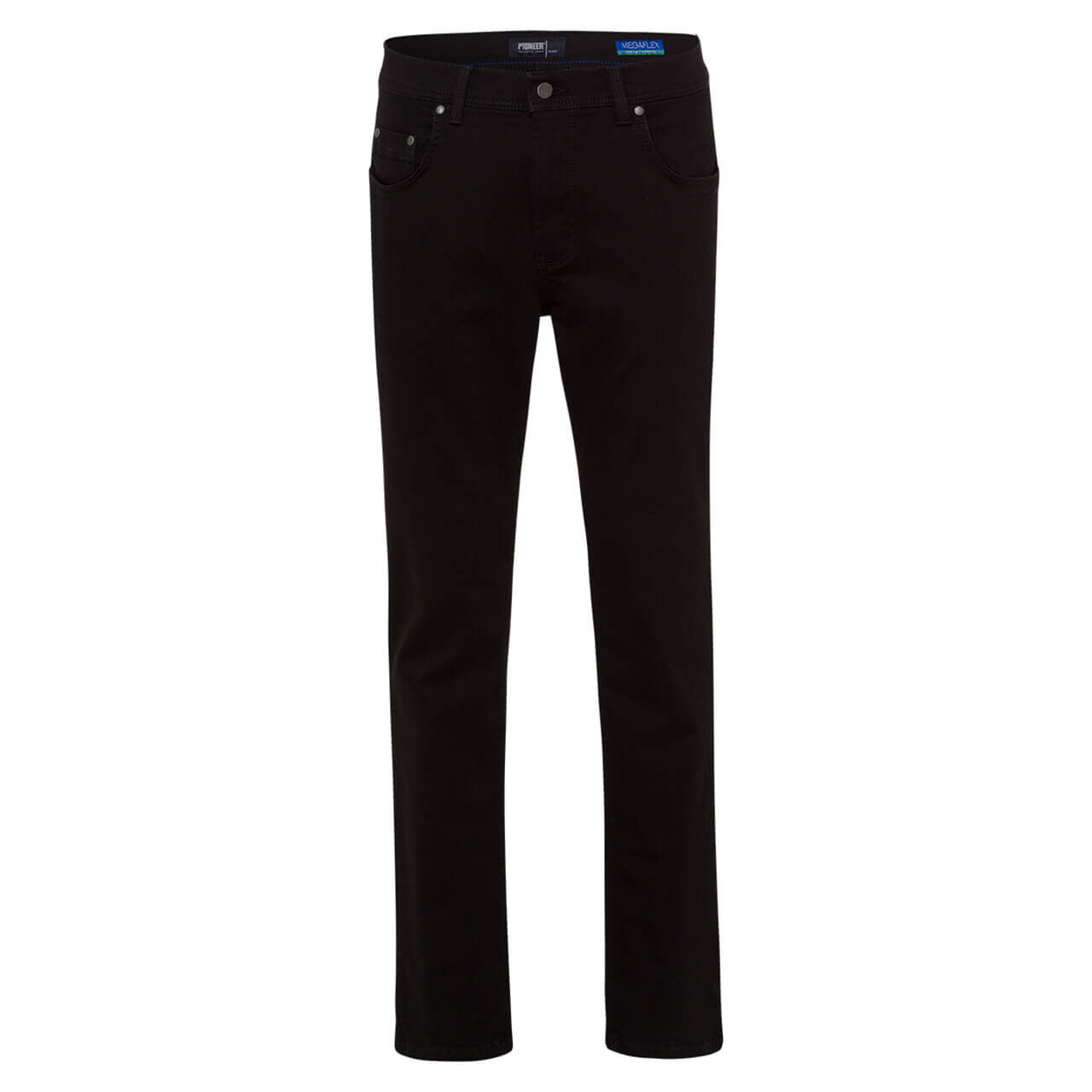 Stretch Herrenjeans Rando Megaflex in Schwarz von Pioneer, Vorderansicht