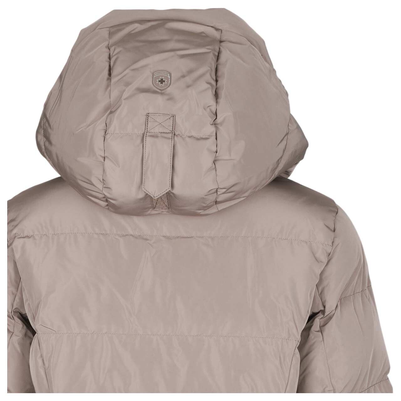 Damen Jacke Cordoba Short von Wellensteyn in Grau-Braun, detaillierte Rückansicht