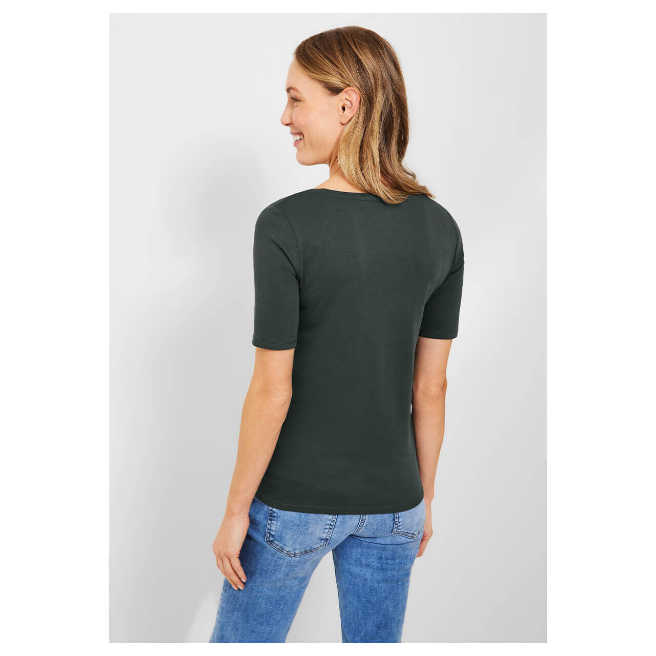 Cecil Lena T-Shirt easy khaki
