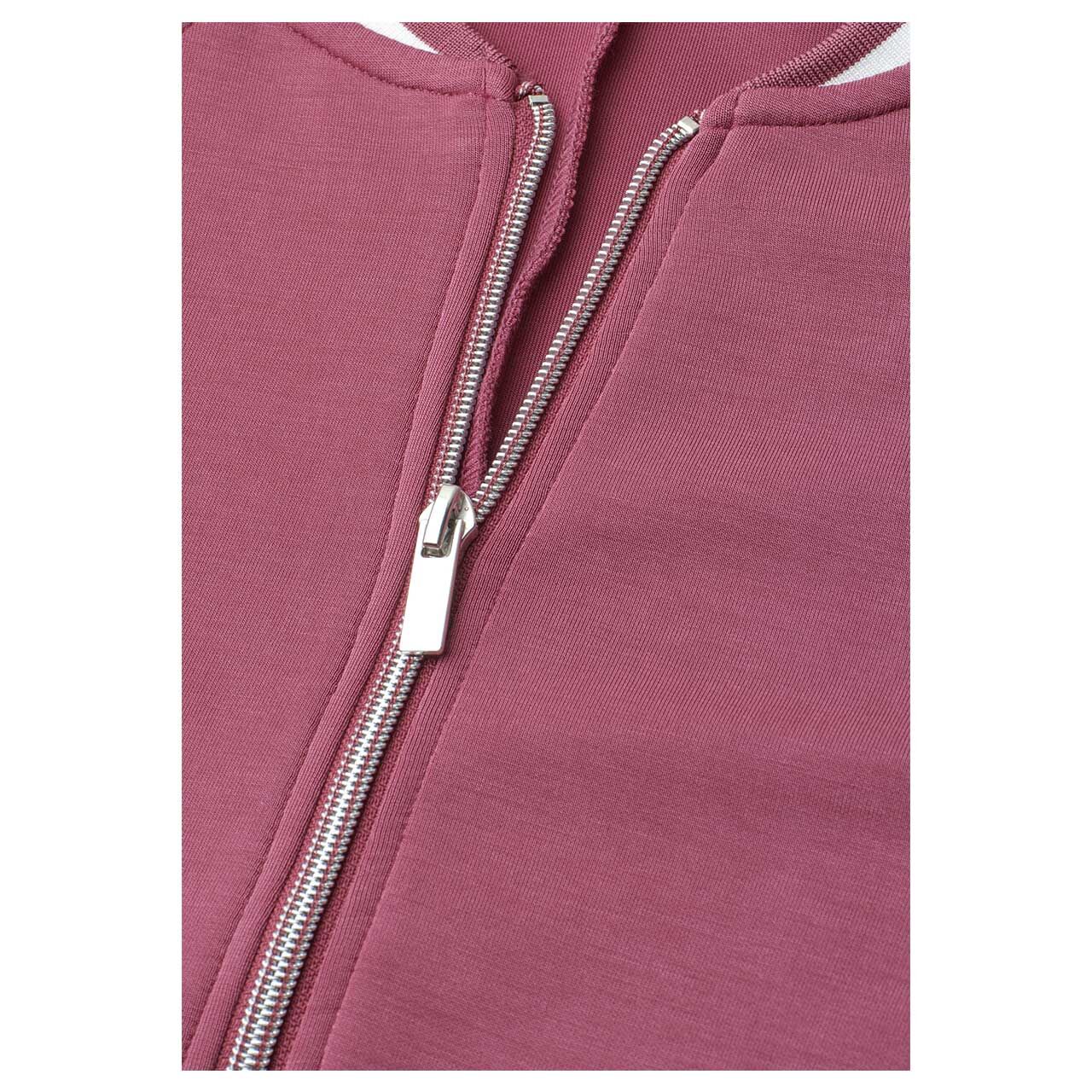 Street One Damen Jacke Silk Look Jacket dark clouded blush