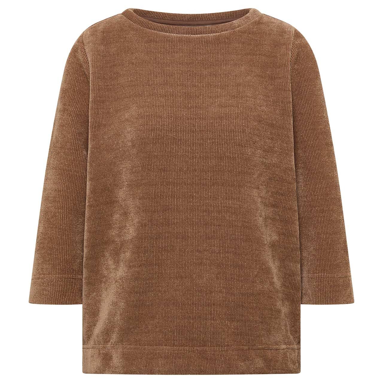 Cecil Damen 3/4 Arm Cord Shirt Soft creamy mocha