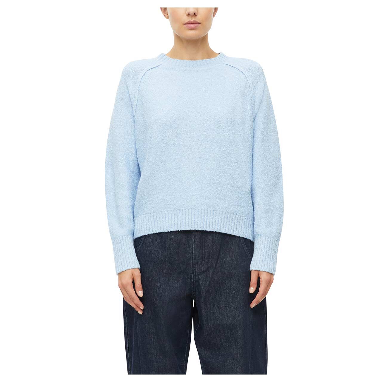 s.Oliver Damen Pullover in Hellblau, Vorderansicht am Model