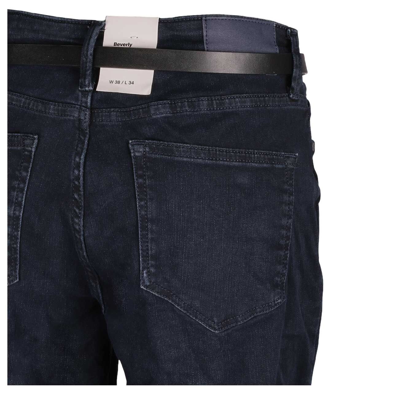 Damenjeans Beverly von s.Oliver in Dunkelblau, detaillierte Rückansicht
