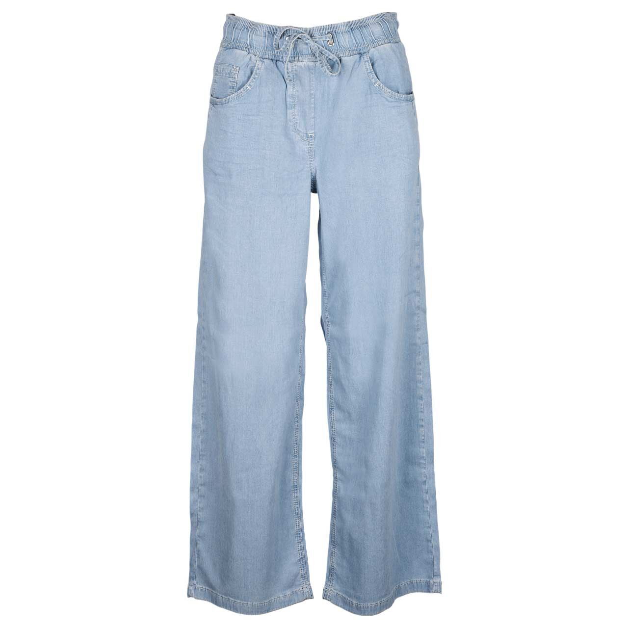 Cecil Neele Wideleg Jeans light blue used wash