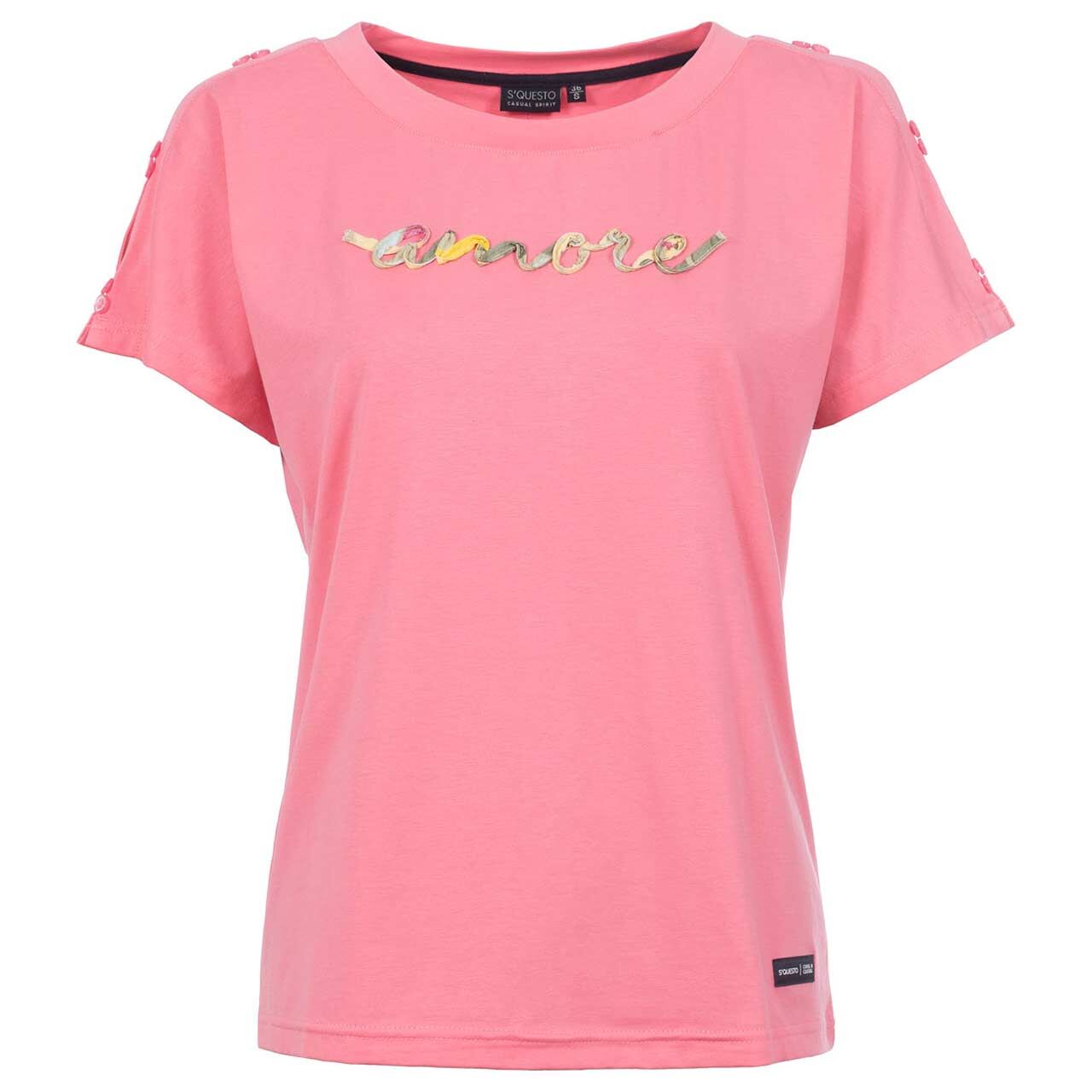 Soquesto Damen T-Shirt tropical pink amore