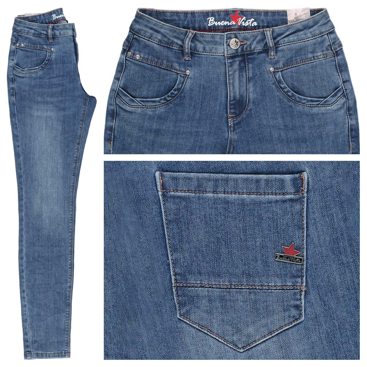 Buena Vista Anna C Stretch Denim Jeans mid stone