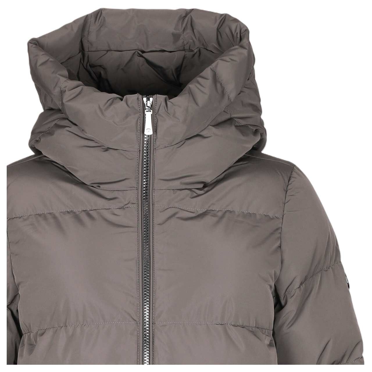 DamDamen Jacke Boutique Extra Long von Wellensteyn in Greige, detaillierte Vorderansicht